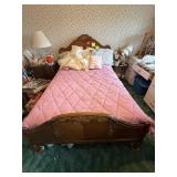 Vtg Twin Bed Frame w Mattress,  bring help to