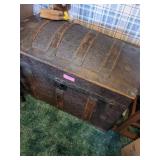 Vtg Trunk with contents