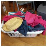 Mixed Clothes w Hamper and Misc
