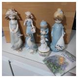 Vtg Collectible Porcelain Figurines and misc