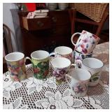 Misc China Mug Collection