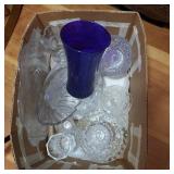 Vtg Pressed and Cut Glass