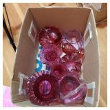 Cranberry Glass, possibly Fenton