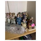 Vtg Porcelain Figurine Collection