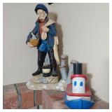 Sea Captain and Scruffy the Tugboat Figurines