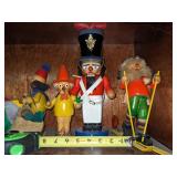 German Nutcracker and Misc Figurines