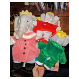 Gund Babar the Elephant and Misc Lot