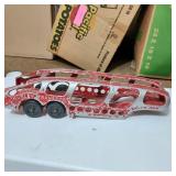Vtg Hubley Diecast Transport Trailer