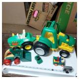 Tonka Tractor and Misc Toy Collection