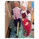 Hand Carved Wooden Collectible Dolls