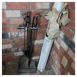 Fire Place Tools and Blinds