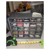 Antique Button Collection with Container