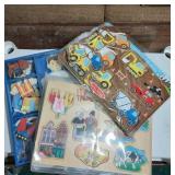 Melissa and Doug Chunky Puzzle and Misc, unsure