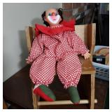 Clown with Folding Chair/Table