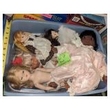 Vtg Doll Collection, not in great condition