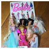 Barbies and Barbie Book Lot