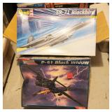 Revell SR-71 Blackbird and Monogram P-61 Black