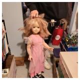 Vtg Large Doll