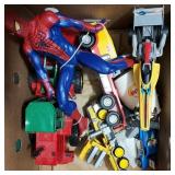 Spiderman and Misc Toy Collection