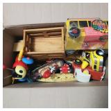 Little Yellow Bus and Misc Toy Collection