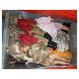 Dolls and Misc Collection, inventory written on