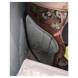 Mirror and Folding Chair