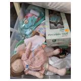 Dolls and Misc Collection, inventory written on