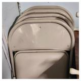 4 Metal Folding Chairs