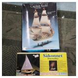 Pirate and Sailing Ships Kits, unsure if complete