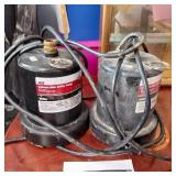 Submersible Utility Pumps, untested