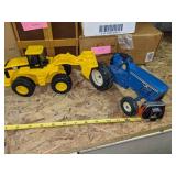 Ford Tractor and Cat Loader Toys