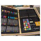 Mixed Art Supplies with Case