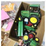 John Deere Tractors and Misc Toy Collectibles