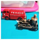 Steam Bank and Texaco Toy Collection