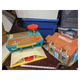 Fisher Price Airport and Tudor Family House