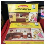 Dollhouse Furniture Kits, unsure if complete