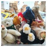 Raggedy Ann, Garfield and Misc Plush Toys