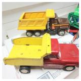 Tonka and Misc Toy Dump Trucks