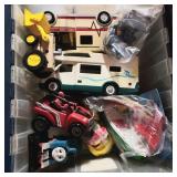 Playmobil Summer Camper and Misc Toy Collection