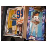The Great Gretzky and Hideo Nomo Action Figurines