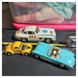 Corvette, Roadster and Mercedes-Benz Toy Car