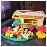 Fisher Price Play Family Camper and Misc Toy
