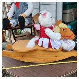 Plush Tpy and Rocking Horse