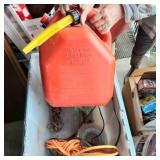 Gas Can and Cord Lot