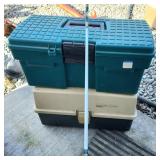 Tool Box and Rod Lot