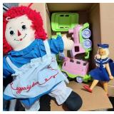 Raggedy Ann Collectible Doll and Misc