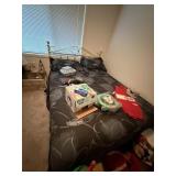 Bed Frame, Mattress and Bedding