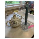 Lenox China Tea pot and Misc Decor