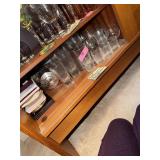 Asst Glassware and Cocktail Shaker