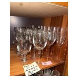 Asst Wine and Champagne Glasses